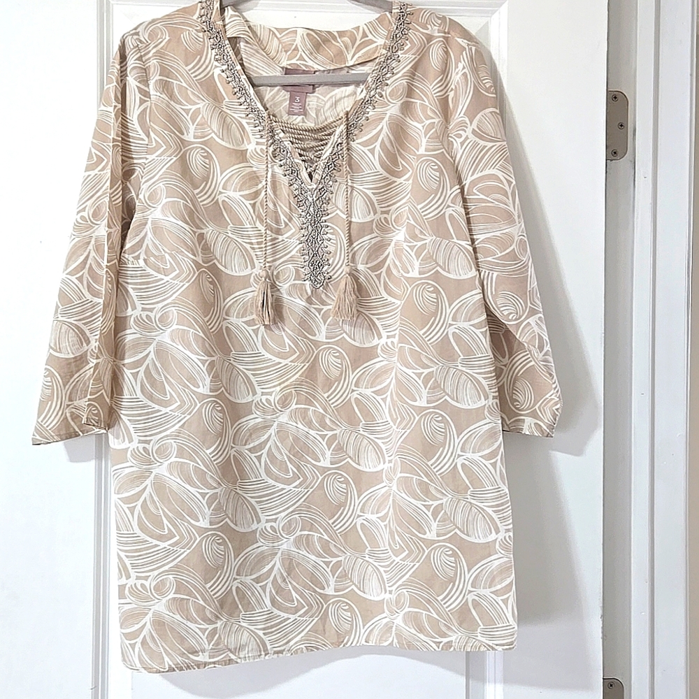 CHICO'S Beaded Tunic
